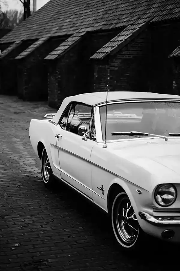 Trouwauto huren Eindhoven - Ford Mustang 289 Cabrio